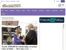 Tablet Screenshot of dawsonspringsprogress.com